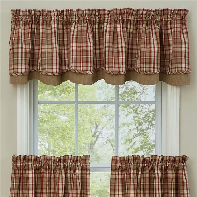 Cumberland Lined Layared Valance 72X16 Thumbnail