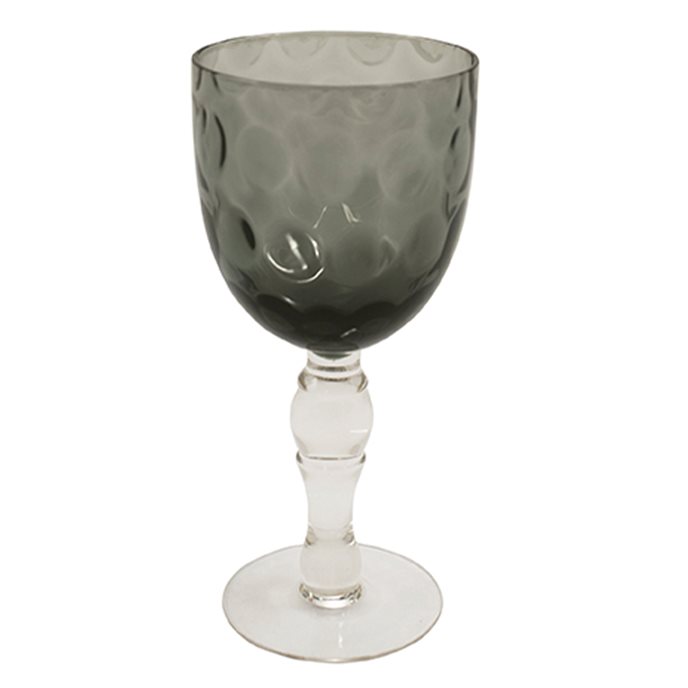 Dimple Wine Goblet Gray Thumbnail