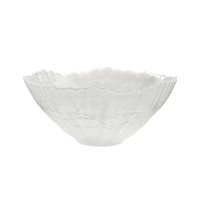 Alabaster Glass Bowl White Thumbnail