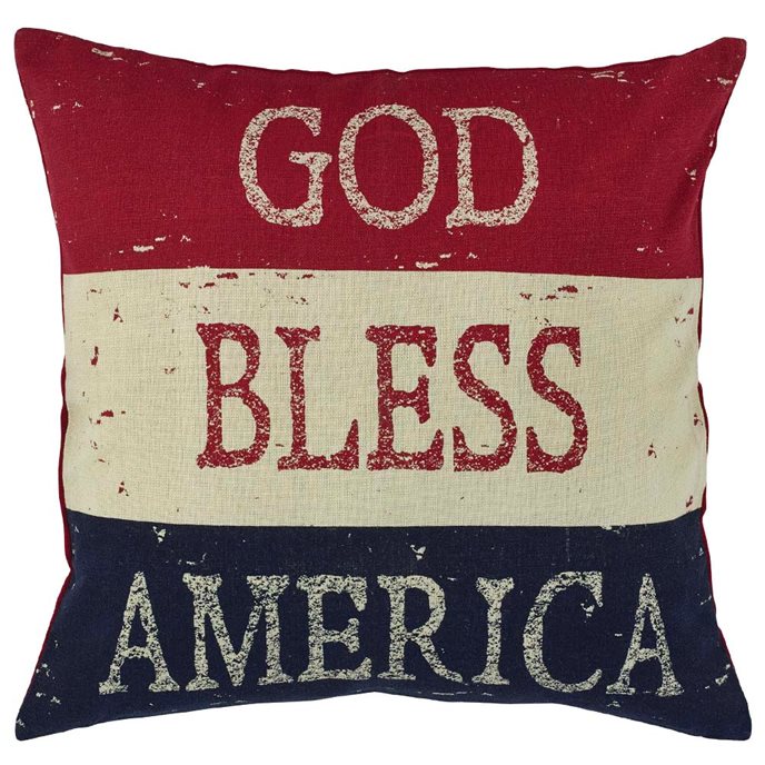 God Bless America Pillow 20 Cover Thumbnail