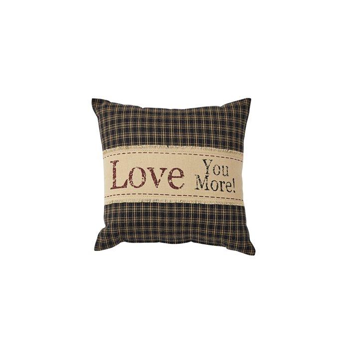 Love You More Printed Pillow 1o" Thumbnail