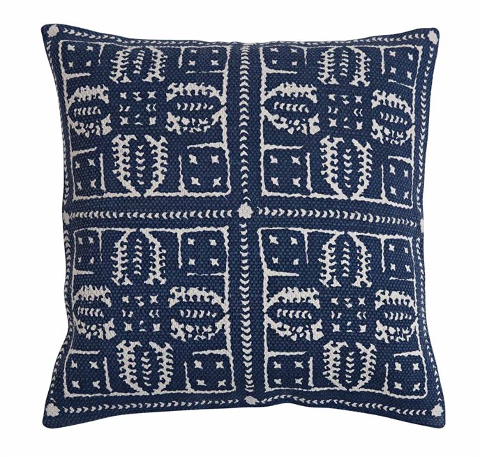 Wallace Print Yarn Pillow 20 Cover Thumbnail