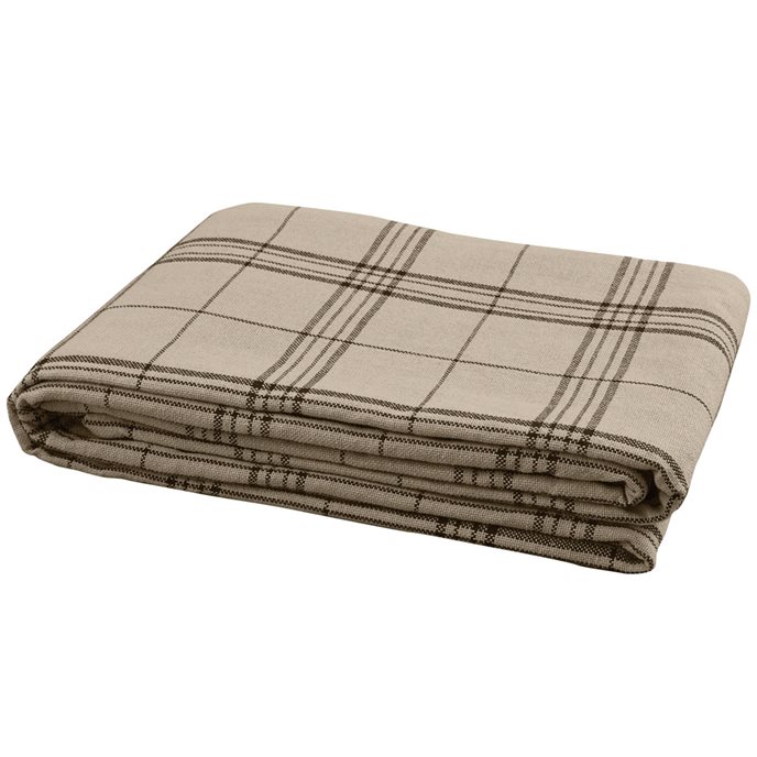 Fieldstone Plaid Queen Bedspread Black Thumbnail