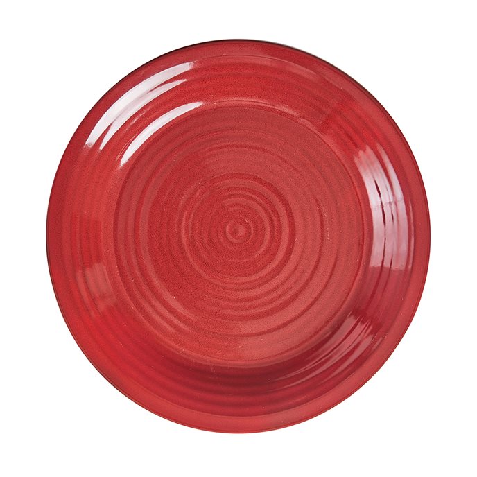 Aspen Salad Plate 8.75" Red Thumbnail