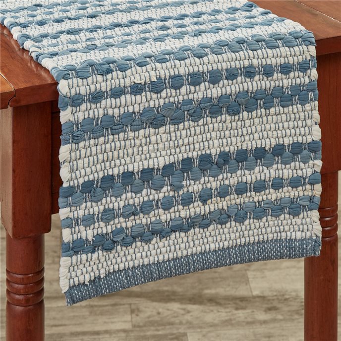 French Farmhouse Chindi Table Runner 13X36 Thumbnail