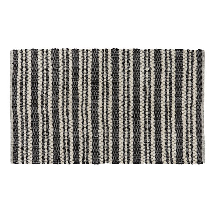 Onyx And Ivory Chindi Rug 3X5 Thumbnail