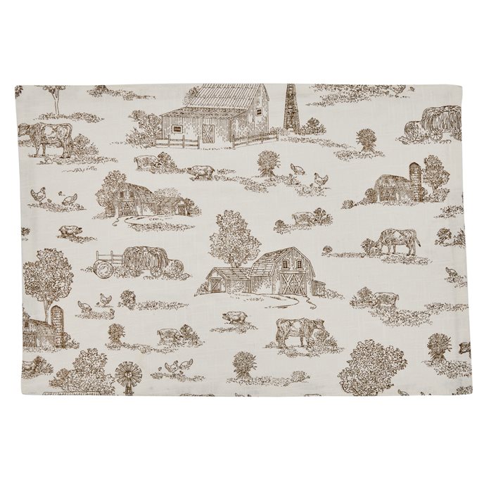 Down On The Farm Toile Placemat Thumbnail