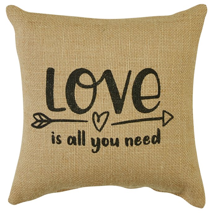 Love Is All 10" Sentiment Pillow Thumbnail