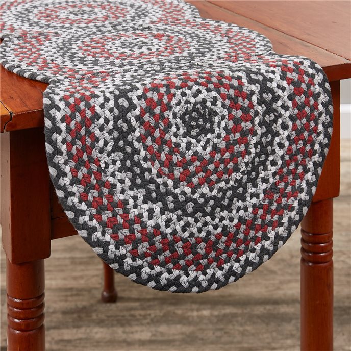 Limestone Braided Table Runner 15X34 Thumbnail