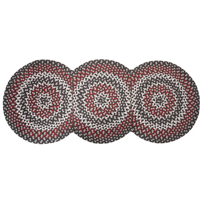 Limestone Braided Rug Runner 30" X 72" Thumbnail