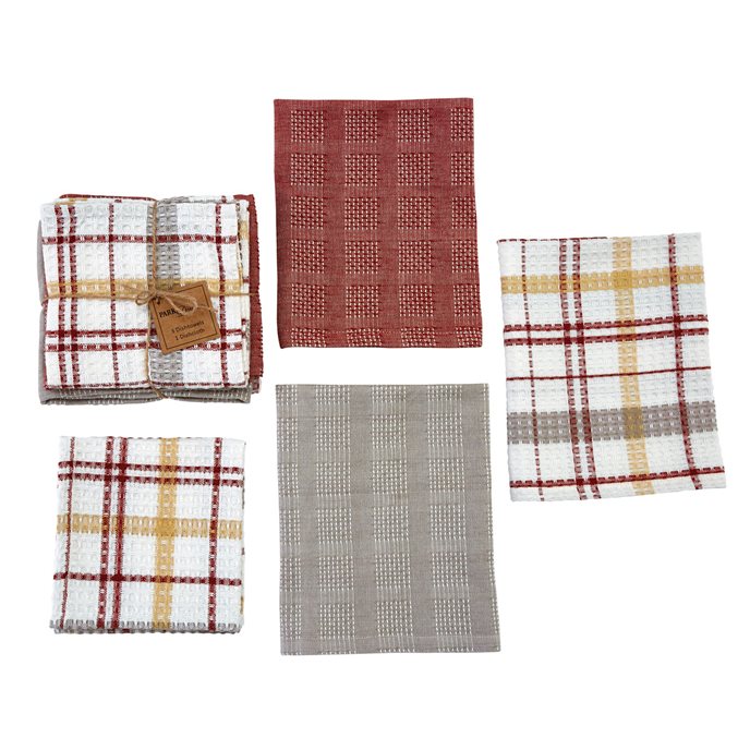 Kingswood 3 Dishtowel/1 Dishcloth Set Thumbnail