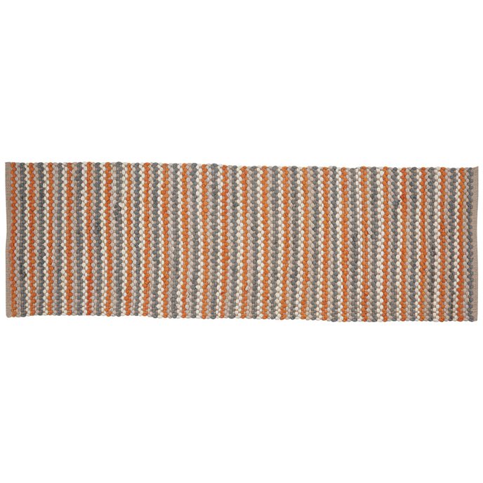 Apricot & Stone Chindi Rug Runner 2X6 Thumbnail