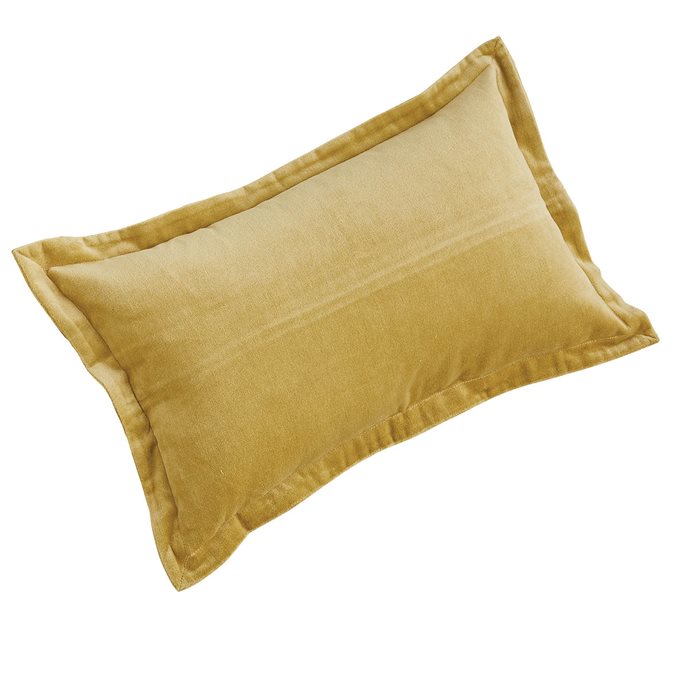 Velvet Pillow Cover Gold 20X12 Thumbnail