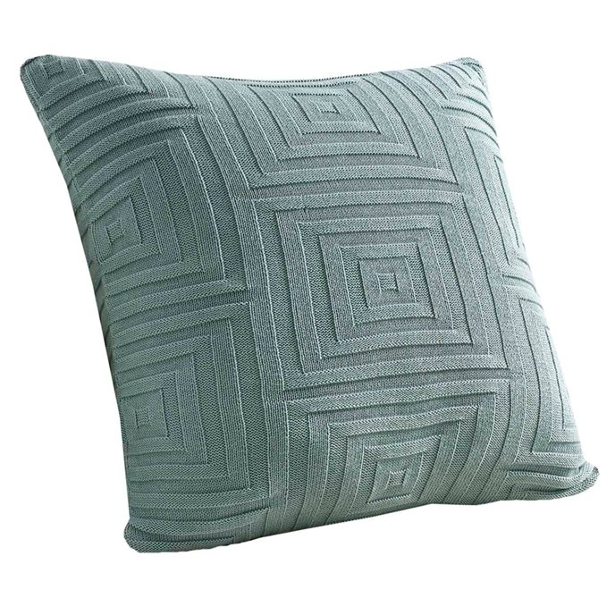 Concentric Sq Pillow Cover 18 Cloud Thumbnail