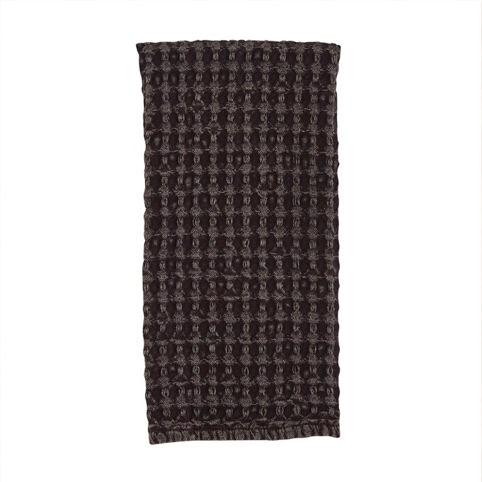 Waffle Weave Towel Chocolate Brown Thumbnail