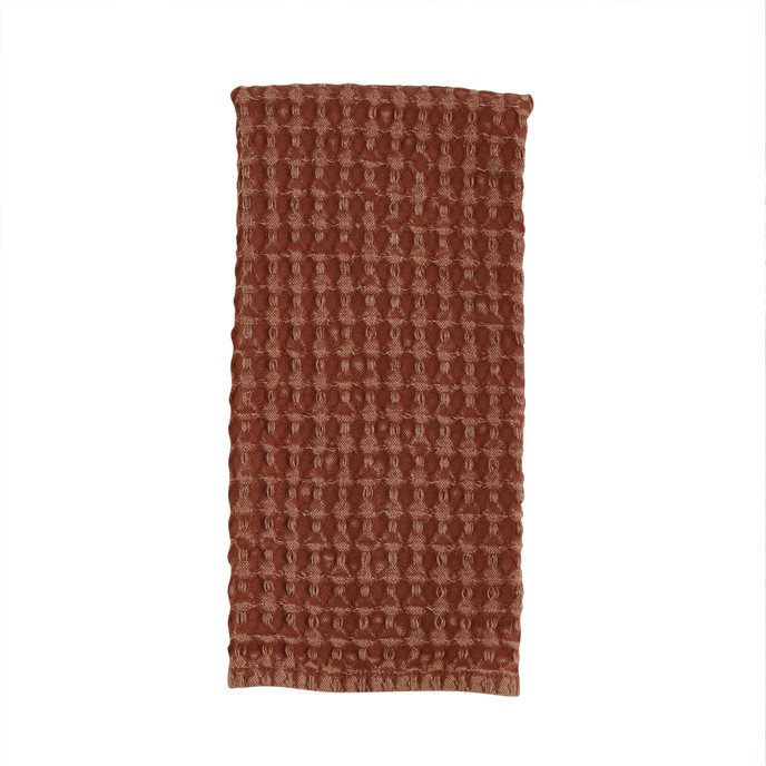 Waffle Weave Towel - Terracotta Thumbnail