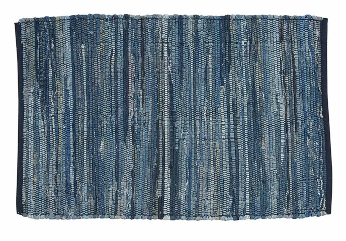 Indigo Chindi Rag Rug 2X3 Thumbnail