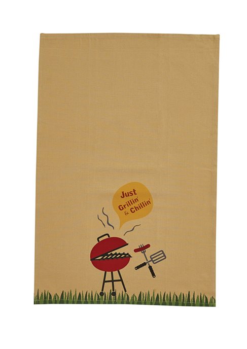 Just Grillin & Chillin Printed Dishtowel Thumbnail