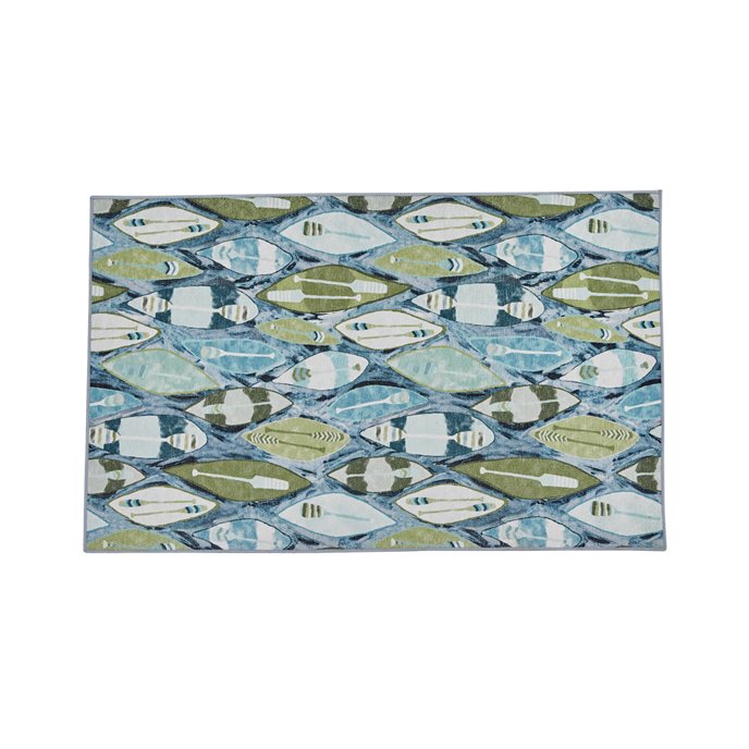 Colorful Canoes Rug 24" X 38" Thumbnail