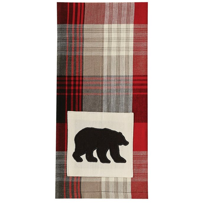 Champlain Bear Applique Dishtowel Thumbnail