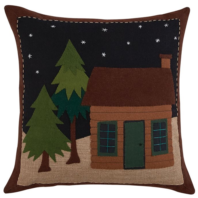 Cabin Felt Pillow 16 Cover Thumbnail