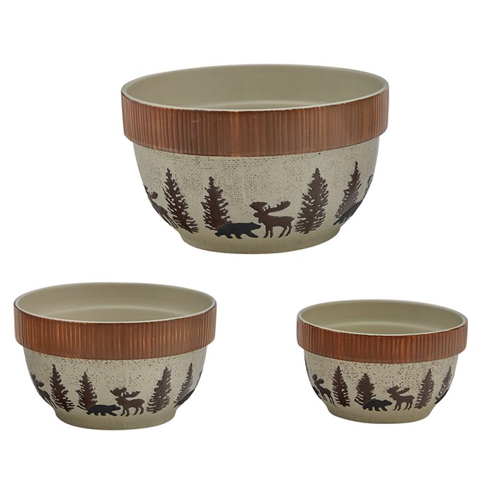 Wilderness Trail Set Of 3 Mixing Bowls Thumbnail