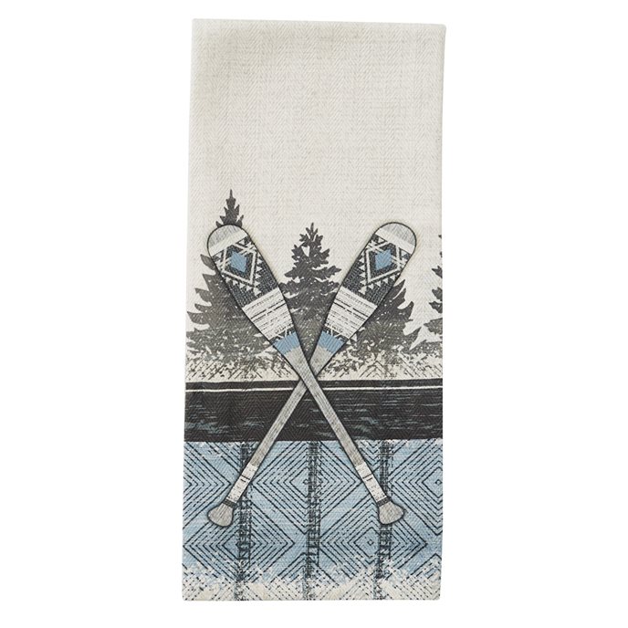 Into The Woods Printed Paddles Dishtowel Thumbnail