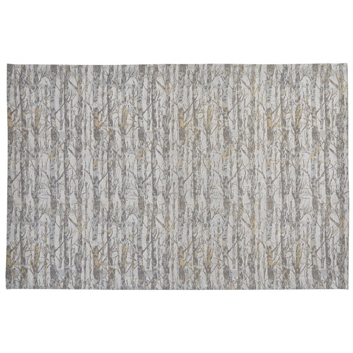 Wild And Beautiful Birch Chenille Rug 4X6 Thumbnail