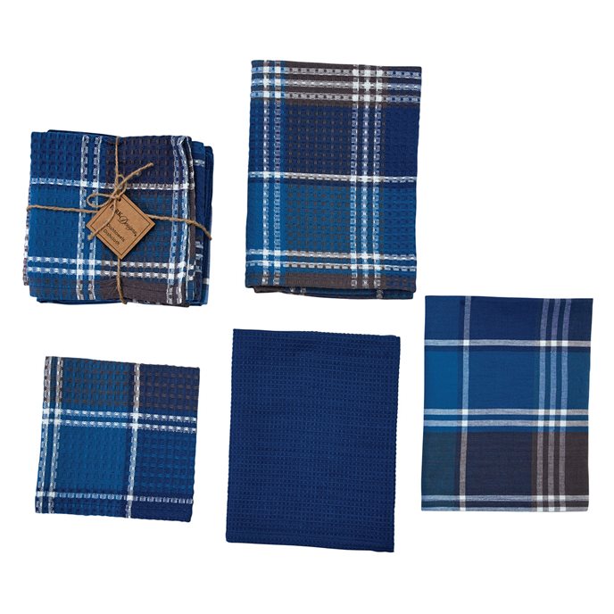 Rainy Lake 3 Dishtowel/1 Dishcloth Set Thumbnail