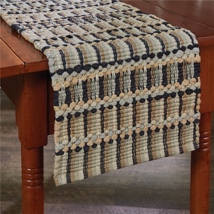 Tempest Chindi Table Runner 13X54 Gray Thumbnail