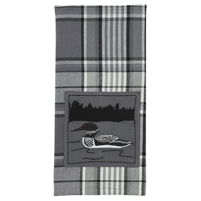 Gray Area Loon Dec Dishtowel Thumbnail