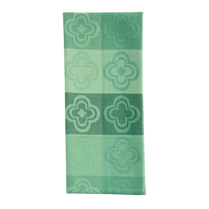 Geo Jacquard Dishtowel - Green Thumbnail