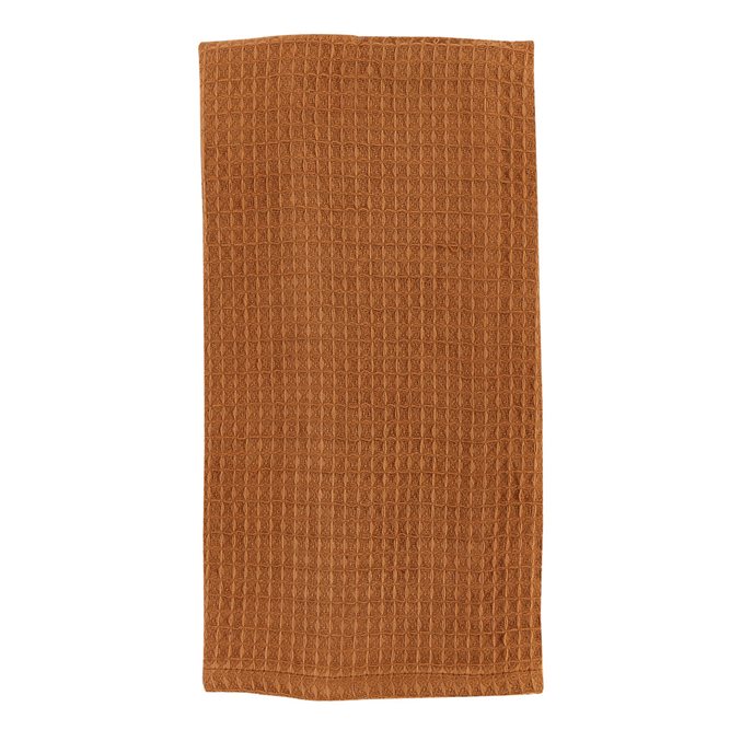 Solid Waffle Dishtowel - Ginger Thumbnail