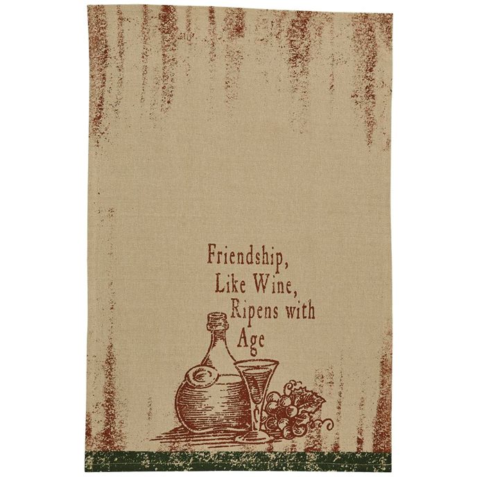 Friendship Like Wine PrintDishtowel Thumbnail