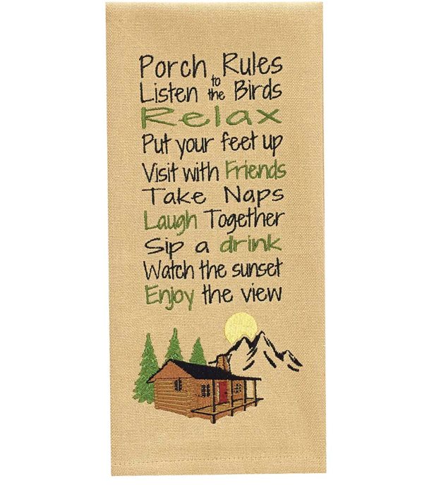 Porch Rules Dishtowel Thumbnail