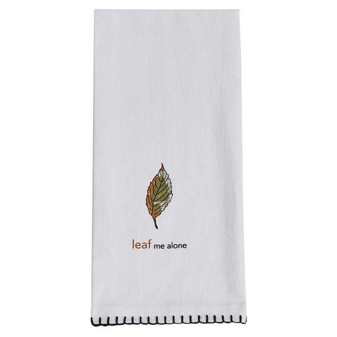 Leaf Me Alone Sentiment Dishtowel Thumbnail