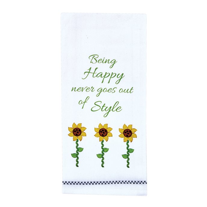 Being Happy Dishtowel Thumbnail