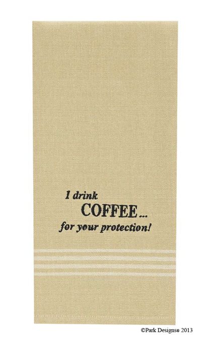 I Drink Coffee Dishtowel Thumbnail