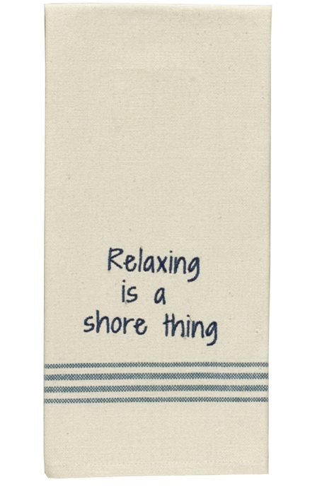 Relaxing Shore Thing Dishtowel Thumbnail