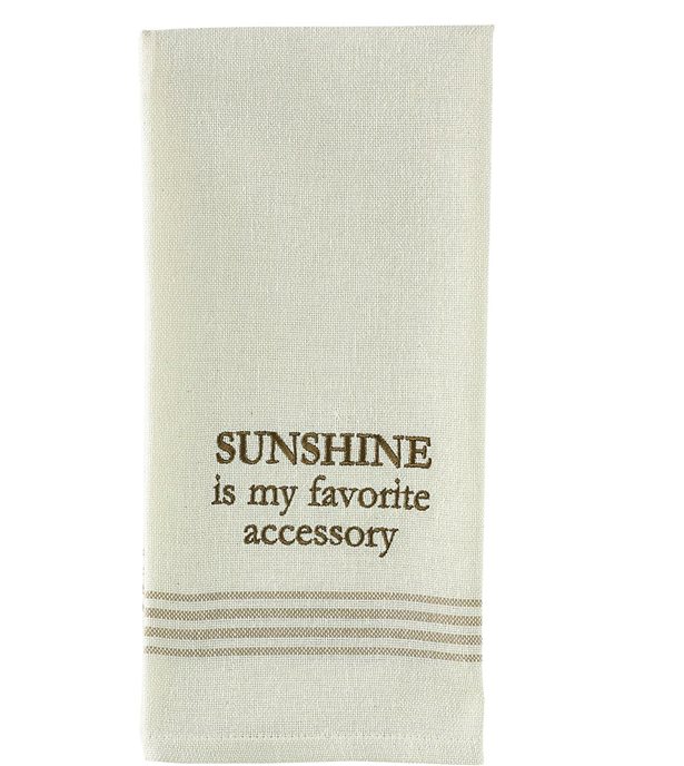 Sunshine Is My Favorite Dishtowel Thumbnail