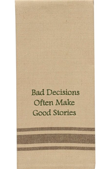 Bad Decisions Dishtowel Thumbnail