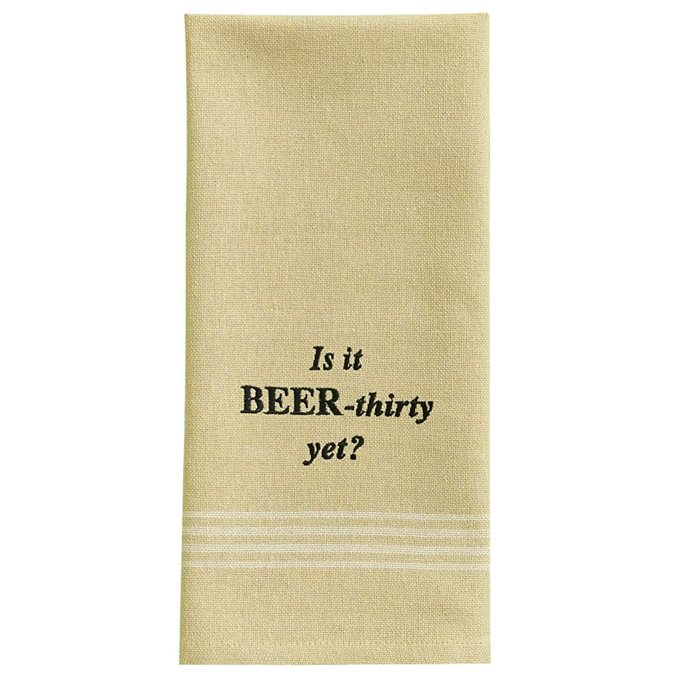 Beer-Thirty Yet Emb Dishtowel Thumbnail