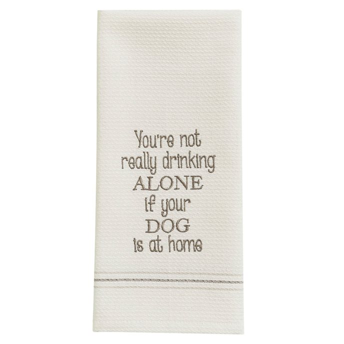 Dog At Home Emb Dishtowel Thumbnail