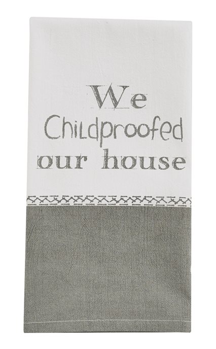 Childproof Print Dishtowel Thumbnail