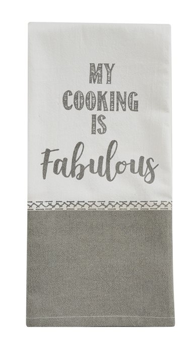 My Cooking Print Dishtowel Thumbnail