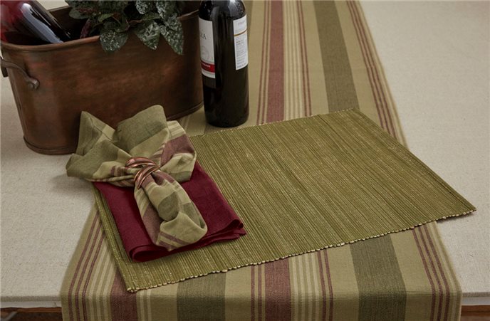 Vineyard Stripe Table Runner 16X72 Thumbnail