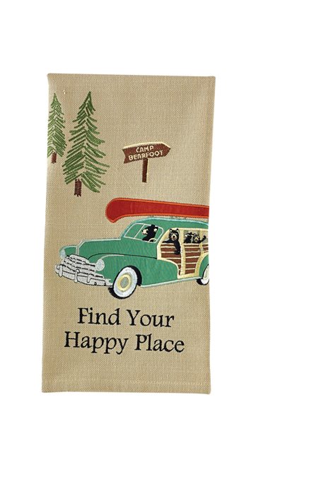 Happy Place Emb Dishtowel Thumbnail