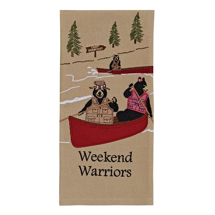 Weekend Warriors Emb Dishtowel Thumbnail