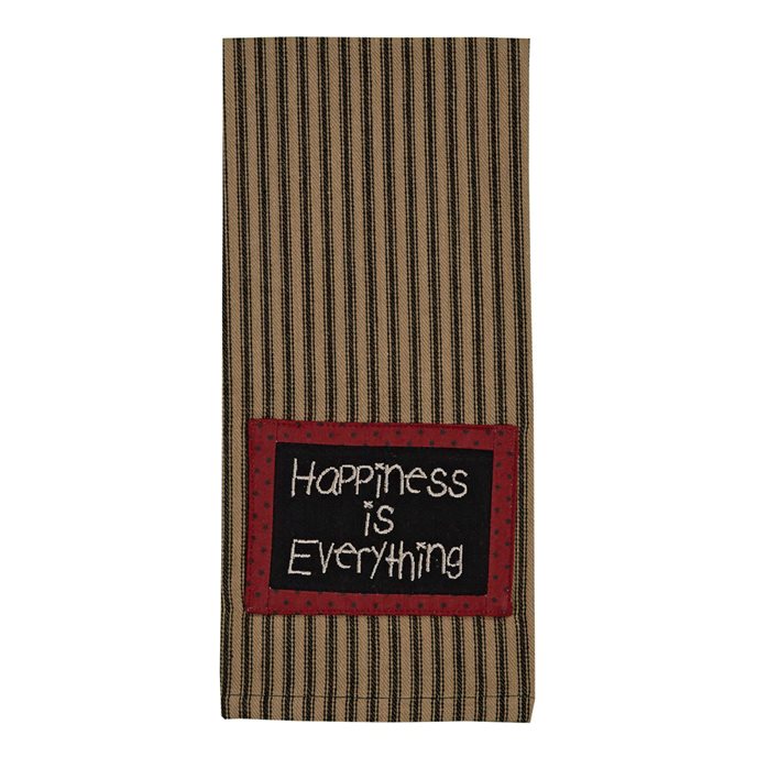 Happiness Is Everything Emb Dishtowel Thumbnail