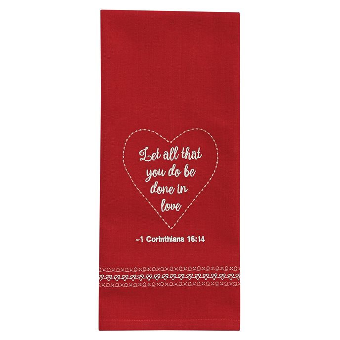 Let All That You Do Embroidered Dishtowel Thumbnail